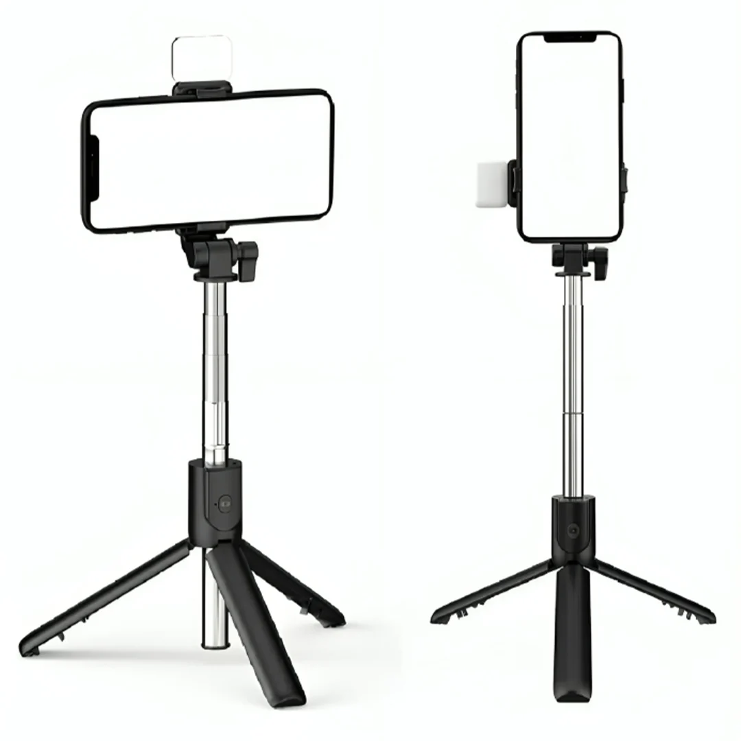 TecMarx R1S Selfie Stick & Tripod | Wireless Remote | Expand Upto 3 Foot | 360 Rotatable Design | With Selfie Flash - Image 5