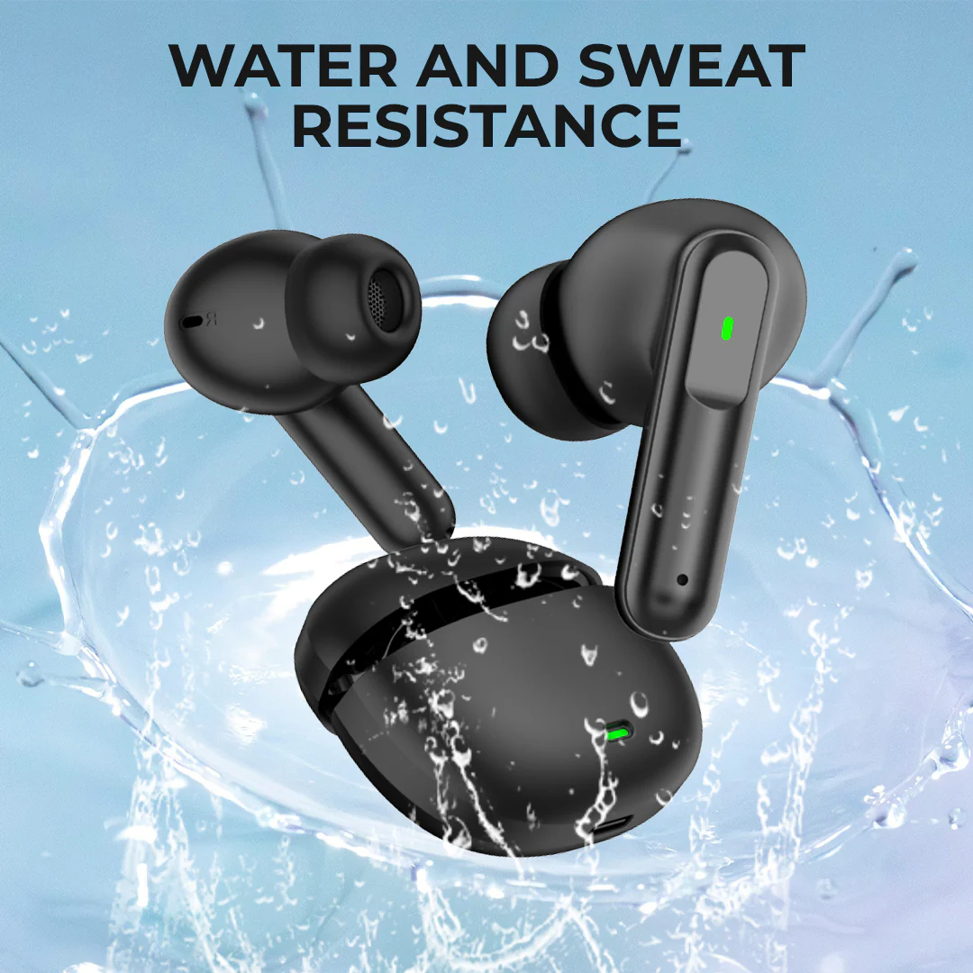 Tecsox Pro 2 Bluetooth Earbuds | 30 Hr Play Time | Built in ENC Mic | Light Weight | IPX Water Resistant - Image 4