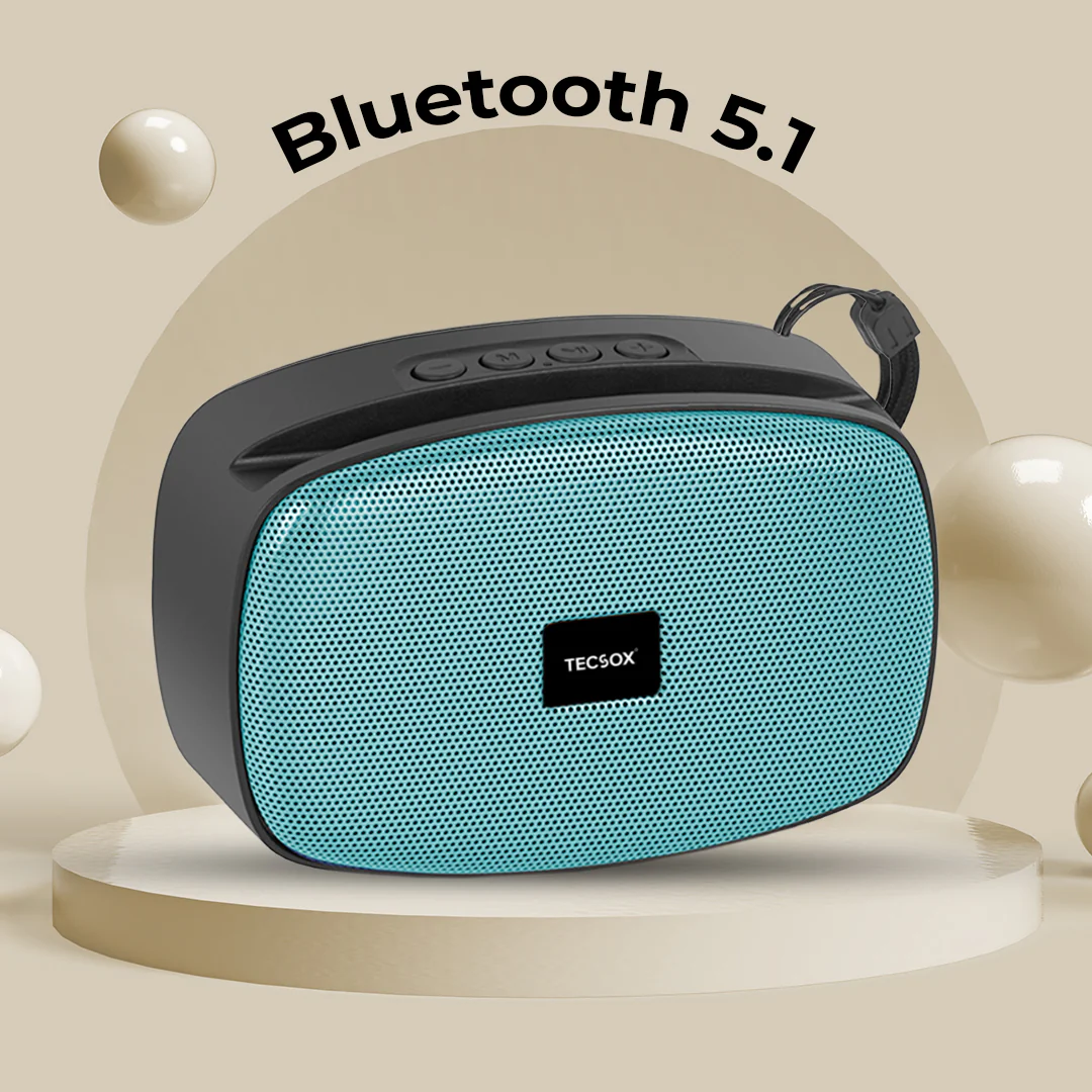 TecSox Stone 351 Bluetooth Speaker | 6 Hr Playtime | Balanced Sound | IPX Water Resistant - Image 7